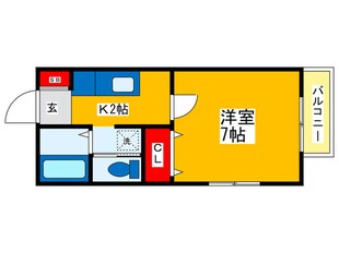 コンフォールマメゾンの物件間取画像